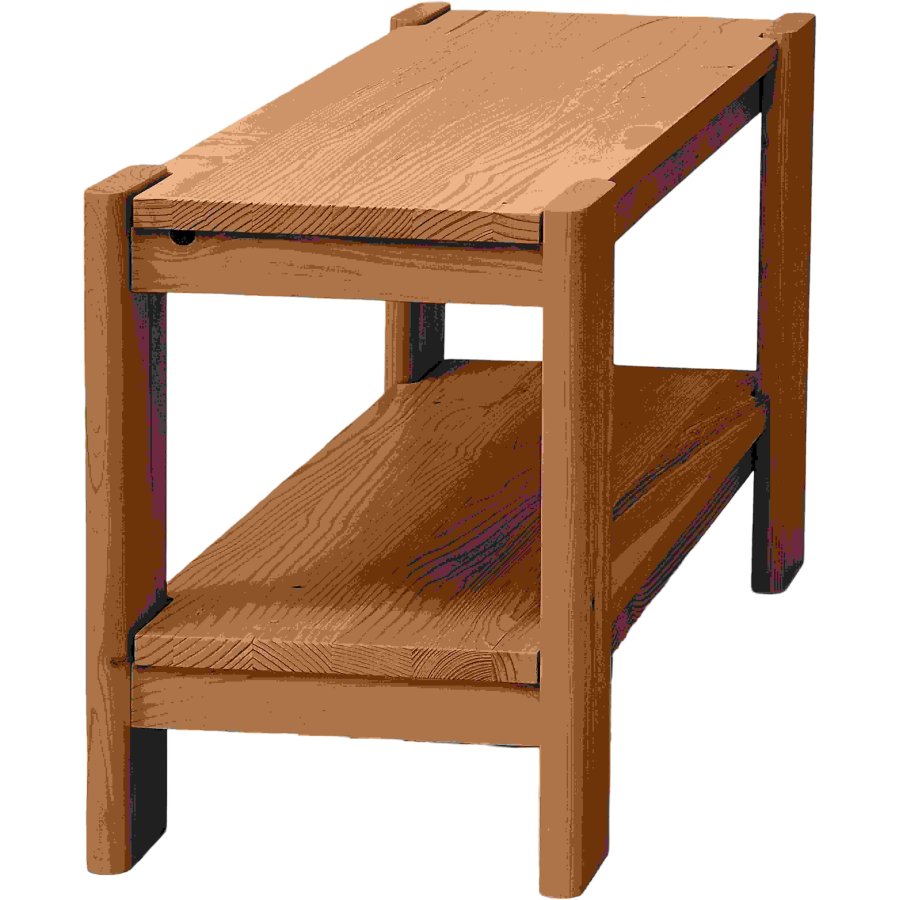 Form & Refine Beam B�nk 112x45 cm, Dyb Brun Fyr