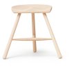 Form & Refine Hocker H49 cm, Buche wei gelt