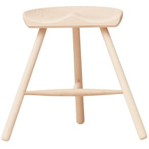 Form & Refine Shoemaker Taburet H49 cm, Hvidolieret Bg