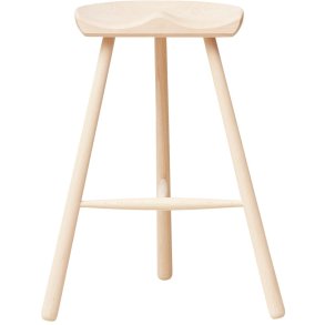 Form & Refine Shoemaker Taburet H68 cm, Hvidolieret B�g