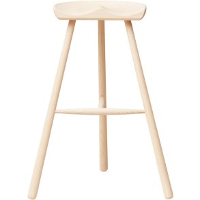 Form & Refine Shoemaker Taburet H78 cm, Hvidolieret B�g