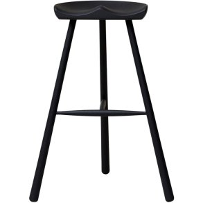 Form & Refine Shoemaker Taburet H78 cm, Sortbejdset B�g