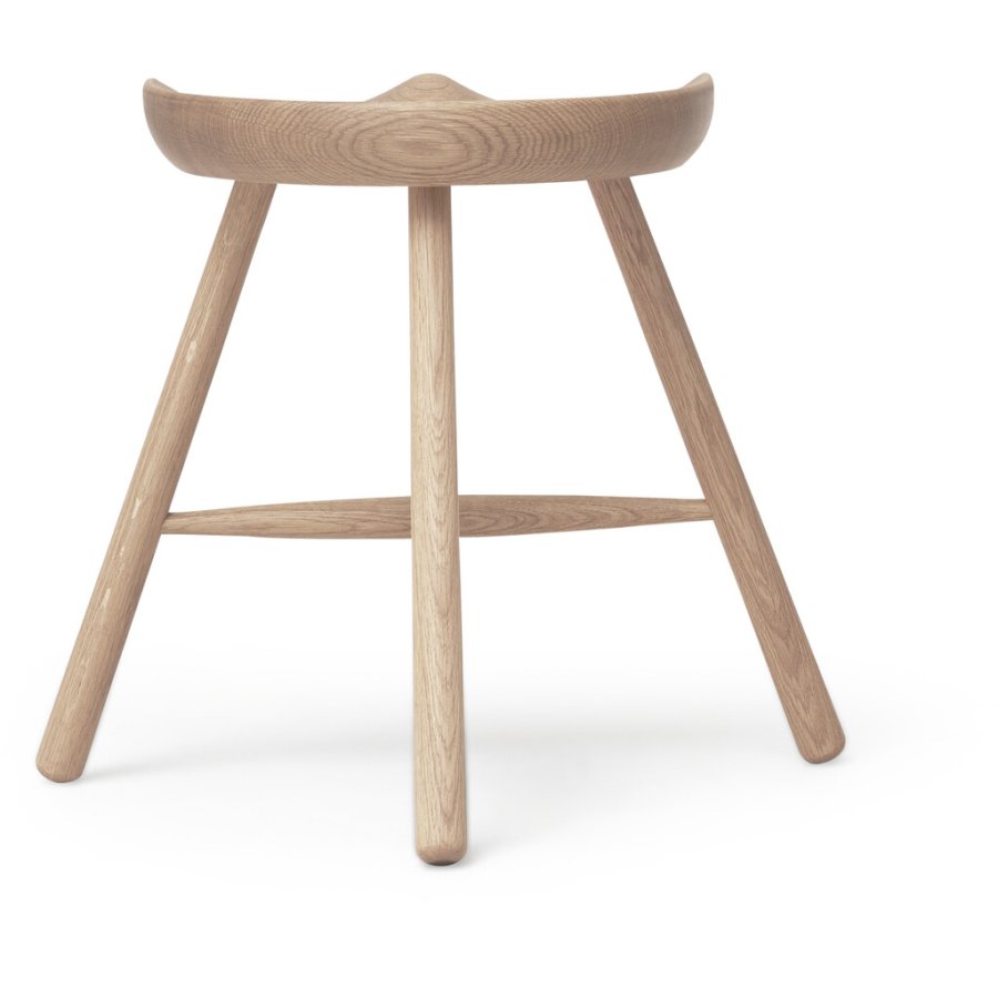 Form & Refine Hocker H49 cm, Eiche wei gelt