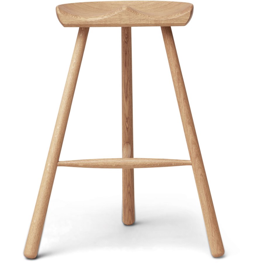 Form & Refine Hocker H68 cm, Eiche wei gelt