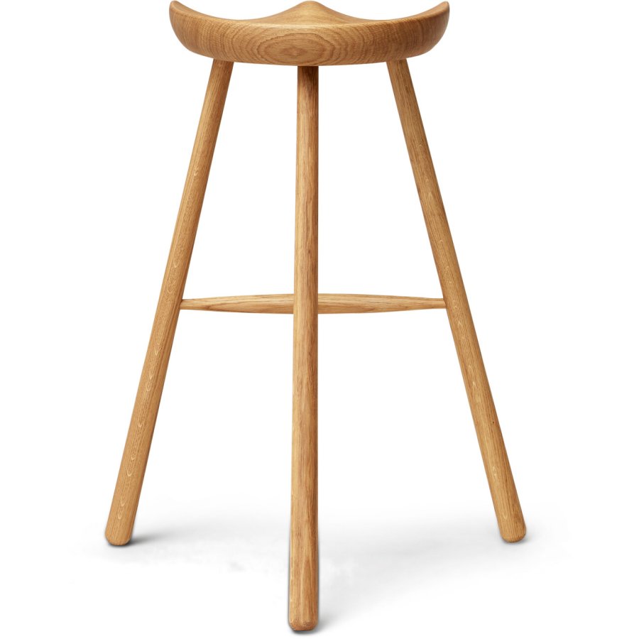 Form & Refine Hocker H78 cm, Eiche