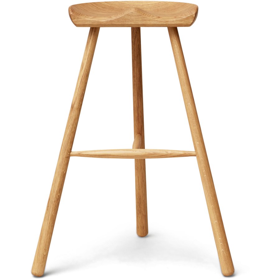 Form & Refine Hocker H78 cm, Eiche