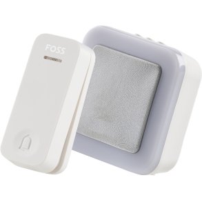 Foss TREND BLUU1 Premium Trklingel Batterie, Wei