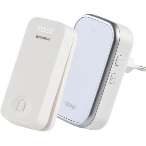 Foss TREND BLUU1 Novus Deurbel Plug-in, Wit