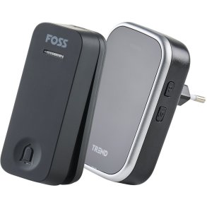 Foss TREND BLUU1 Novus Deurbel Plug-in, Zwart