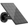 FESH Smart Home Solarpanel, Schwarz