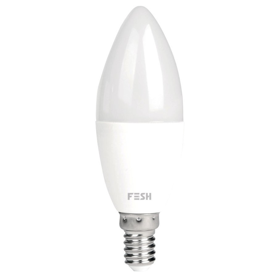 FESH Smart Home Kerzenbirne LED E14 5W Dimmbar, Kalt/Warm