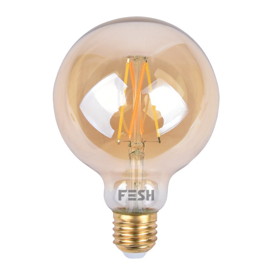 FESH Smart Home Birne LED E27 5,5W Dimmbar, Amber