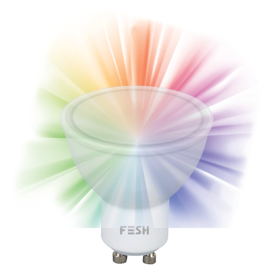 FESH Smart Home Spot LED GU10 5W Dimmbar, Multi