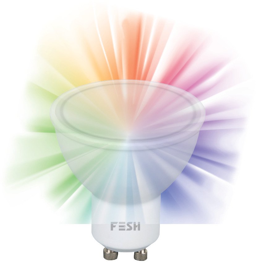 FESH Smart Home Spot LED GU10 5W Dimmbar, Multi