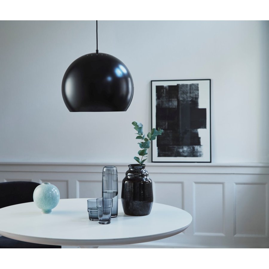 Frandsen Ball Hanglamp incl. Plafondrozet �40 cm, Mat Zwart
