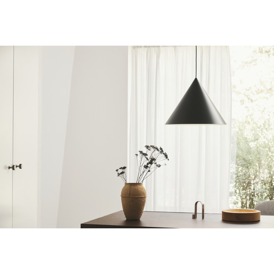 Frandsen Benjamin Xl Pendelleuchte inkl. Baldachin 46 cm, Mattschwarz