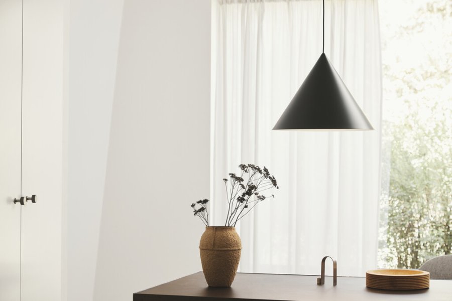 Frandsen Benjamin Xl Pendelleuchte inkl. Baldachin 46 cm, Mattschwarz
