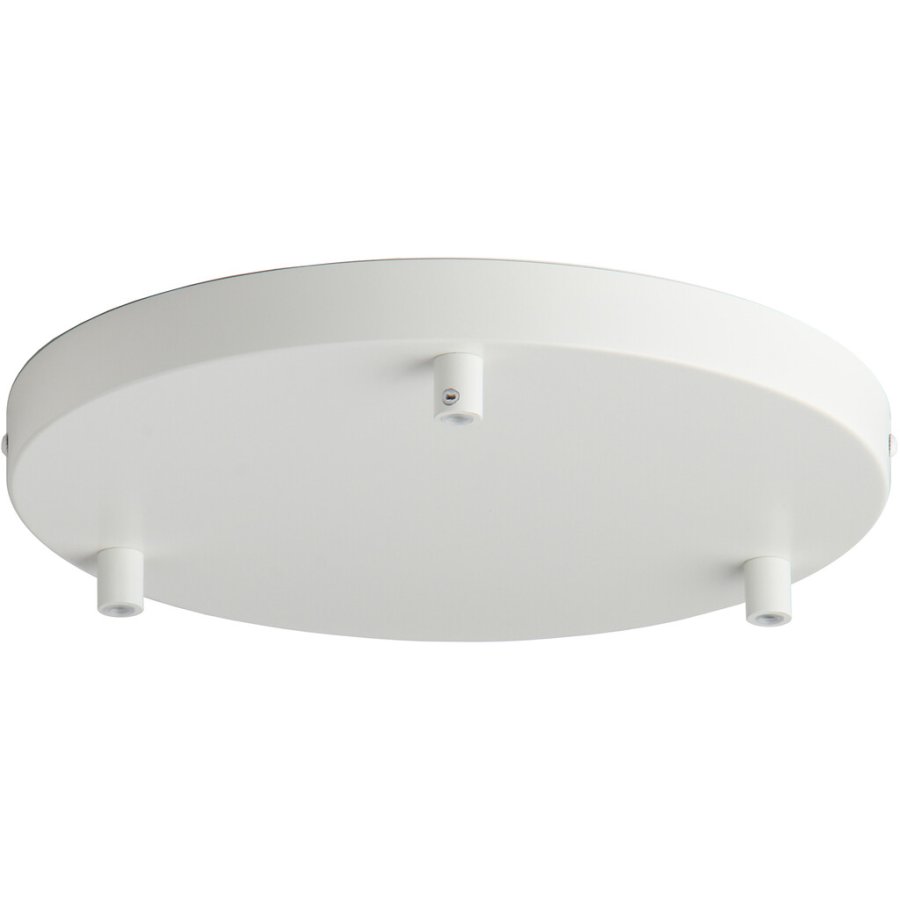Frandsen Baldakin til Tre Pendler 30 cm, Mat Hvid