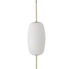 Frandsen Silk Pendel inkl. Baldakin 22 cm, Opalhvid