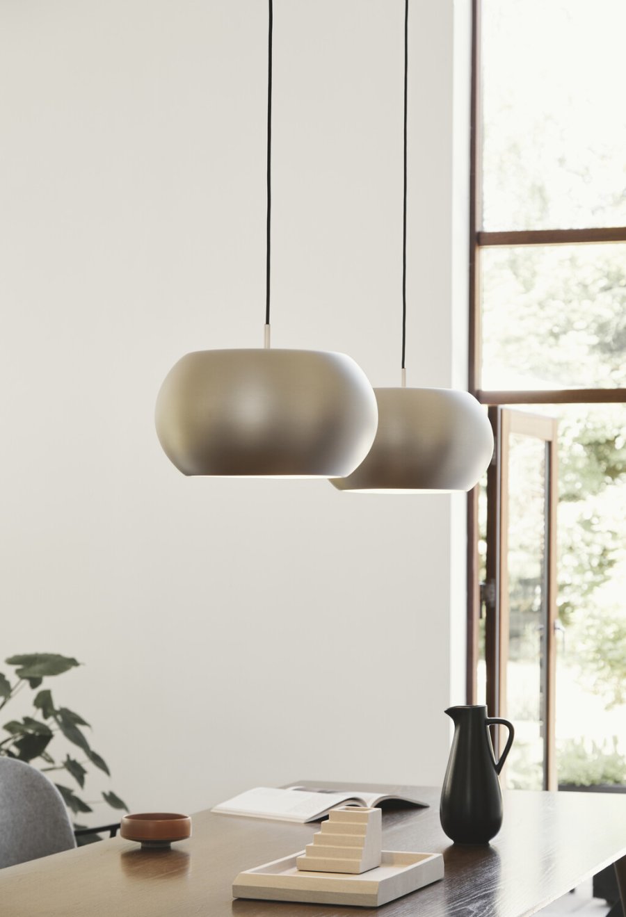 Frandsen BF20 Pendel inkl. Baldakin Medium 28 cm, Brstet Satin