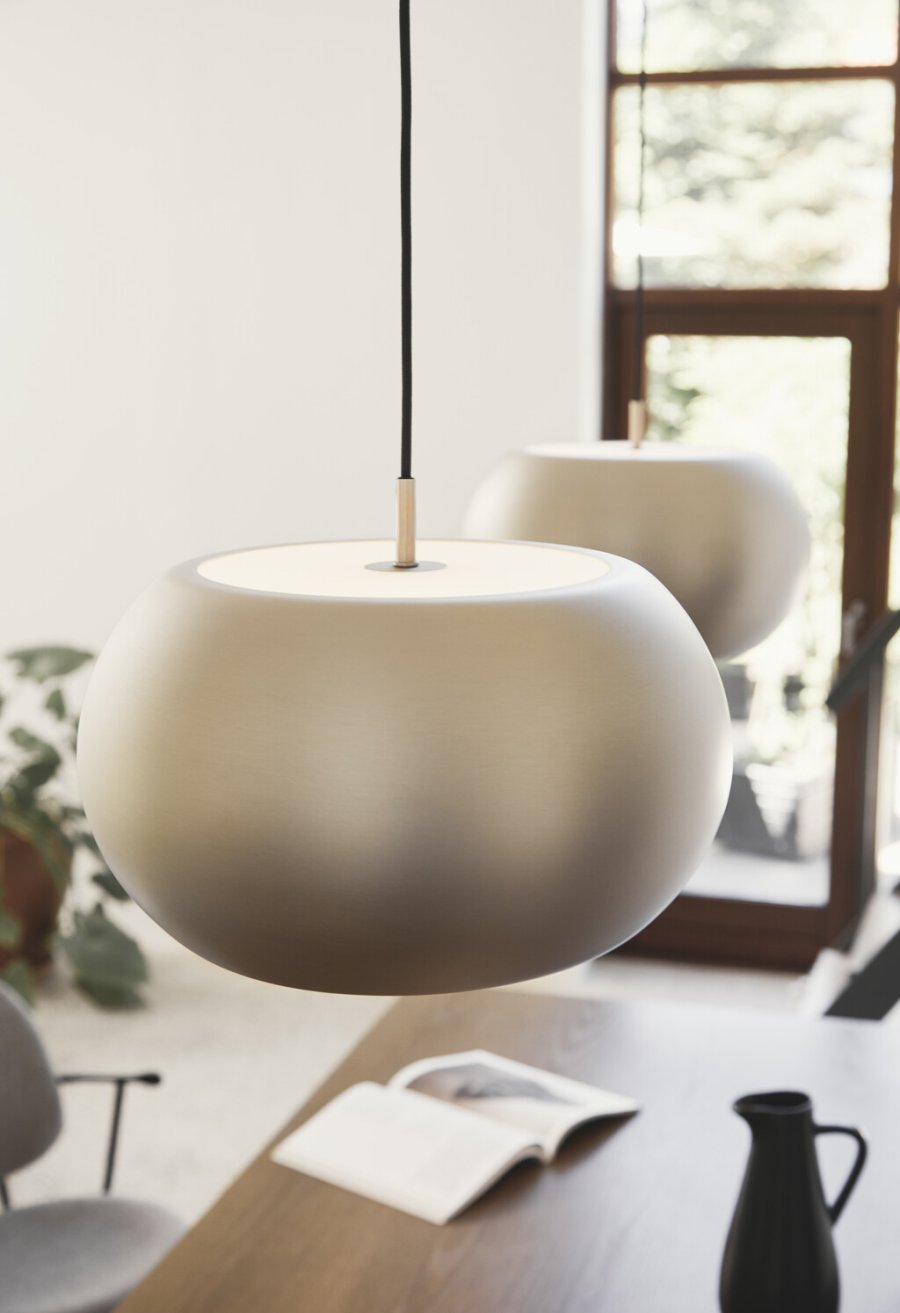Frandsen BF20 Pendel inkl. Baldakin Medium 28 cm, Brstet Satin