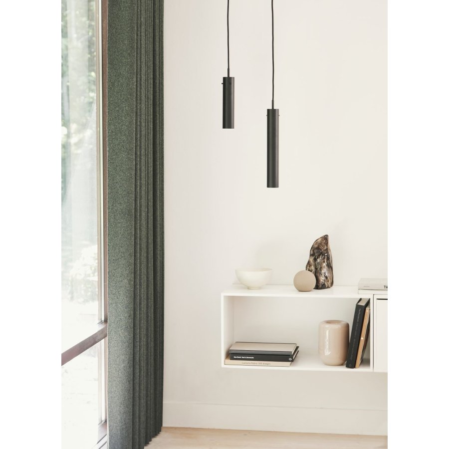 Frandsen FM 2014 Pendel H36 cm, Mat Sort Structure