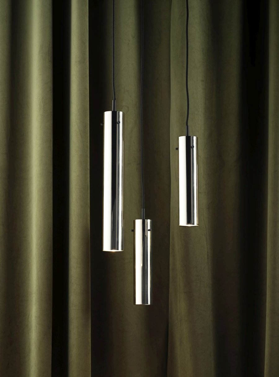 Frandsen FM 2014 Hanglamp 36 cm, Glanzend Roestvrij Staal