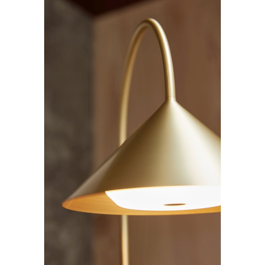 Frandsen Grasp Tr�dl�s Bordlampe LED H72 cm, Solid Kobber