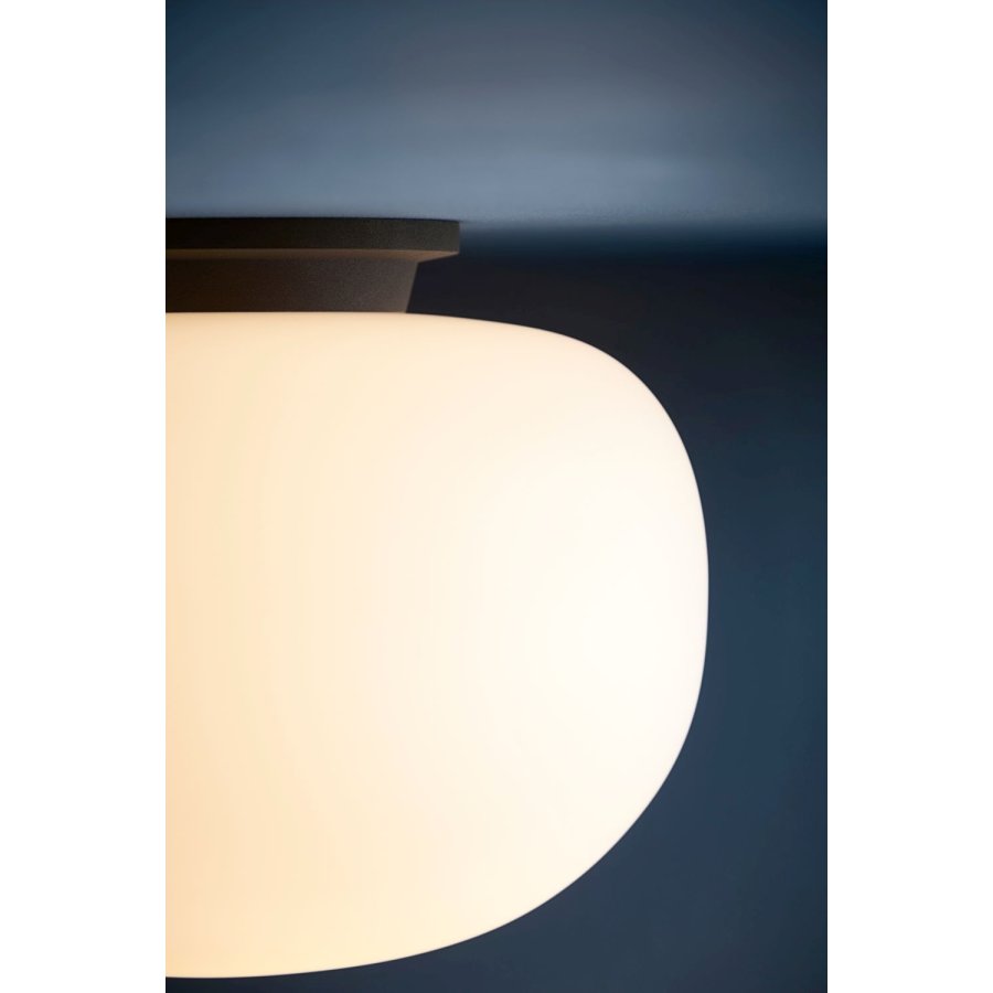 Frandsen Supernate Loftlampe �28 cm, Opalhvid/Sort