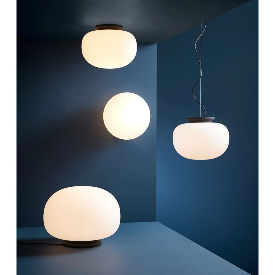 Frandsen Supernate Loftlampe �28 cm, Opalhvid/Sort