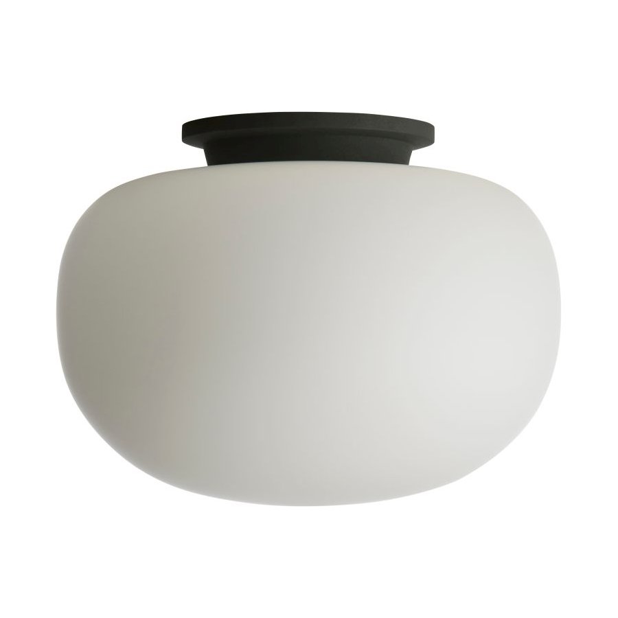 Frandsen Supernate Loftlampe �28 cm, Opalhvid/Sort