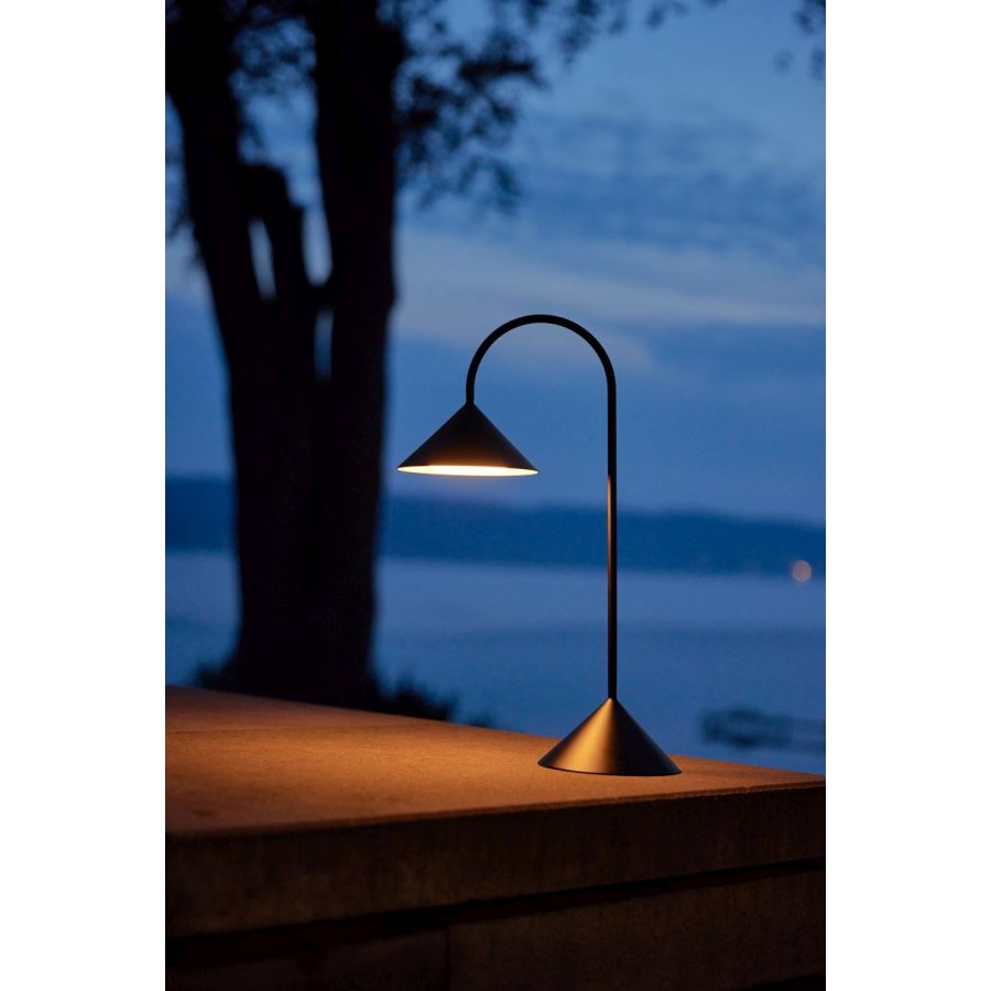 Frandsen Grasp Tr�dl�s Bordlampe LED H47 cm, Mat Sort