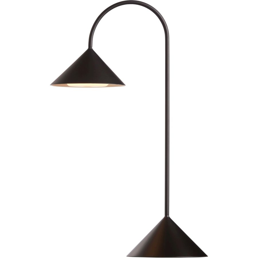 Frandsen Grasp Tr�dl�s Bordlampe LED H47 cm, Mat Sort