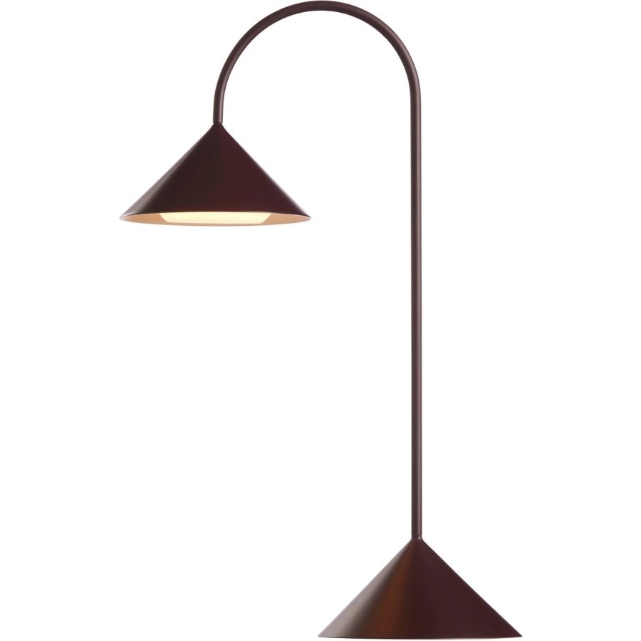 Frandsen Grasp Tr�dl�s Bordlampe LED H47 cm, Matte Beetroot