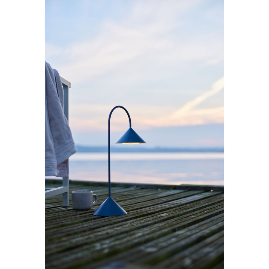 Frandsen Grasp Tr�dl�s Bordlampe LED H47 cm, Matte Petroleum