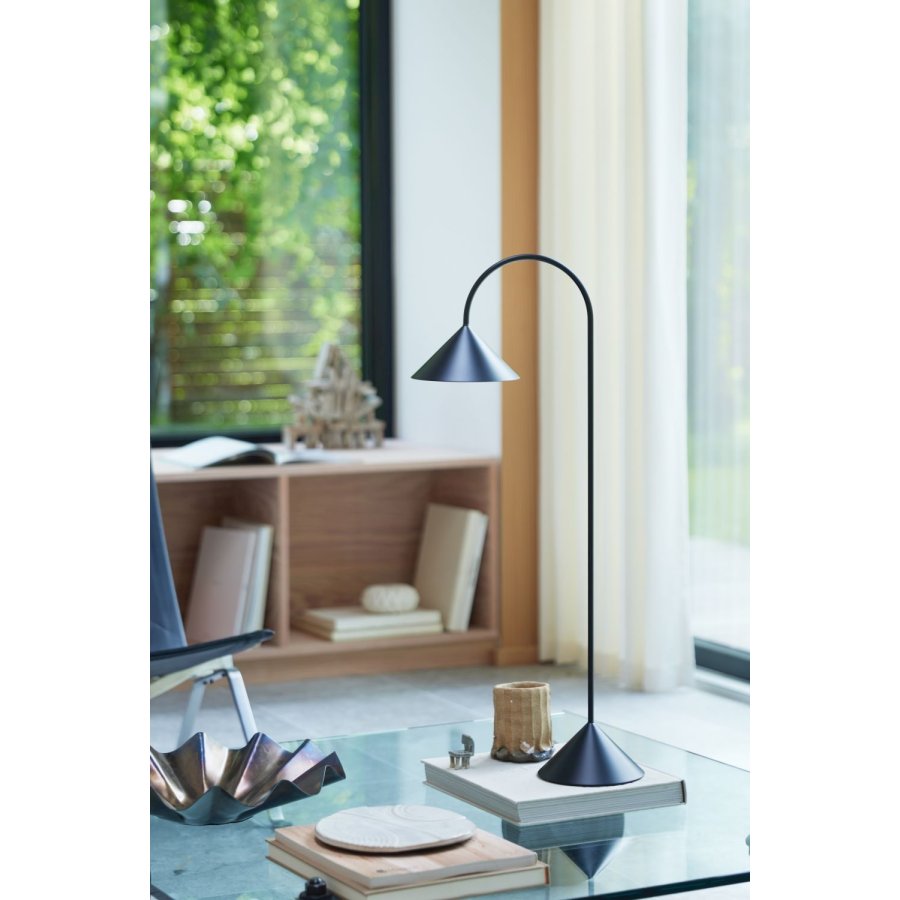 Frandsen Grasp Tr�dl�s Bordlampe LED H72 cm, Mat Sort
