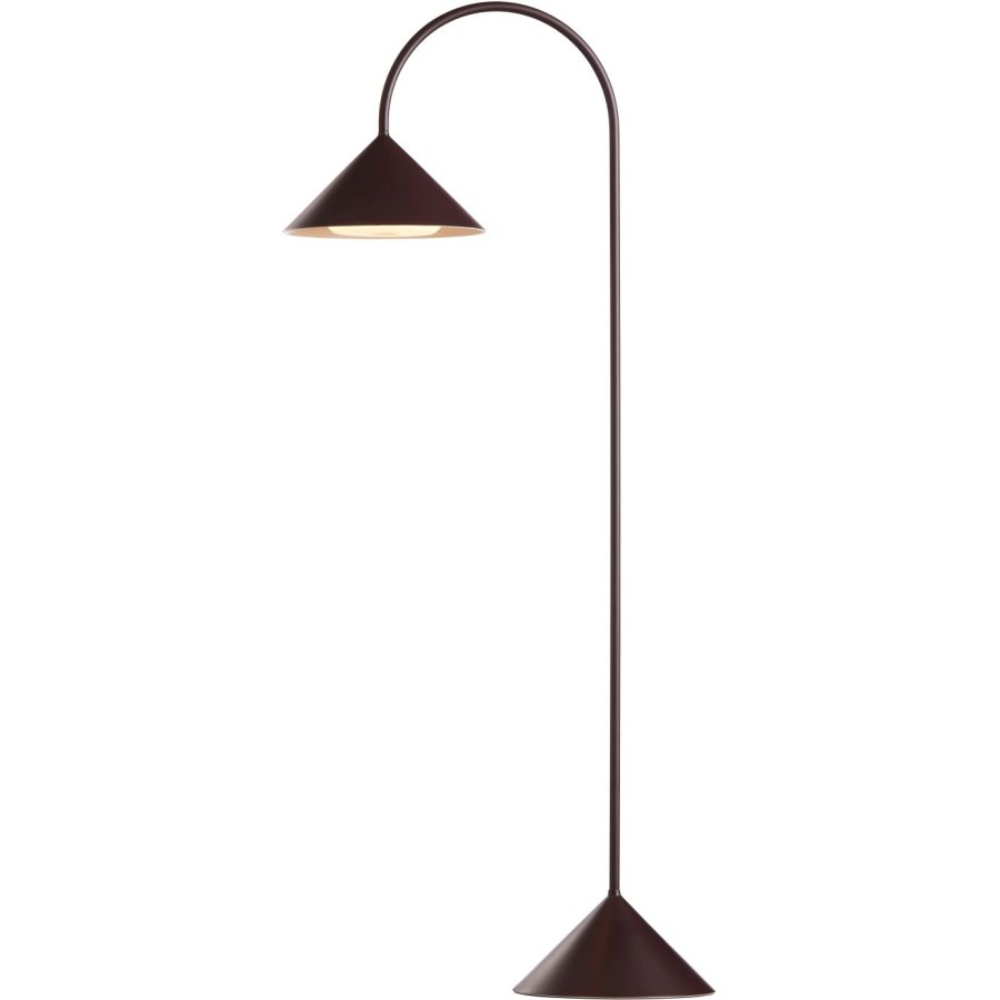 Frandsen Grasp Tr�dl�s Bordlampe LED H72 cm, Matte Beetroot