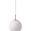 Frandsen Ball Glas Pendel �18 cm, Opalhvid