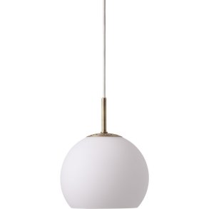 Frandsen Ball Glas Pendel �18 cm, Opalhvid