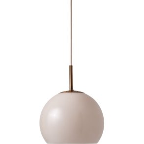 Frandsen Ball Glas Pendel �18 cm, Sand Grey