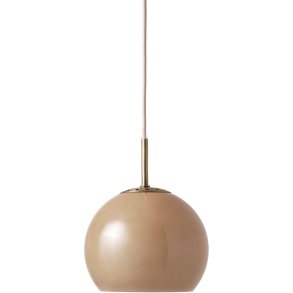 Frandsen Ball Glas Pendel �18 cm, Cappuccino