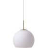 Frandsen Ball Glas Pendel �25 cm, Opalhvid