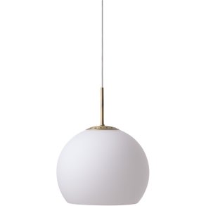 Frandsen Ball Glas Pendel �25 cm, Opalhvid