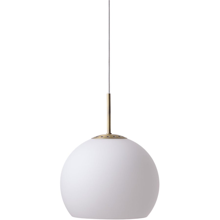 Frandsen Ball Glas Pendel �25 cm, Opalhvid