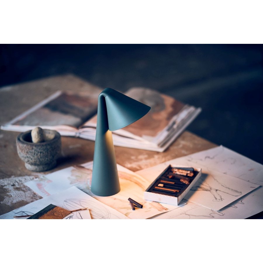 Frandsen Ami Tr�dl�s Bordlampe LED H31,6, Sage Green