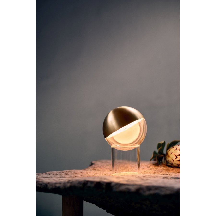 Frandsen Pila Tr�dl�s Bordlampe LED H19,6 cm, Solid Kobber