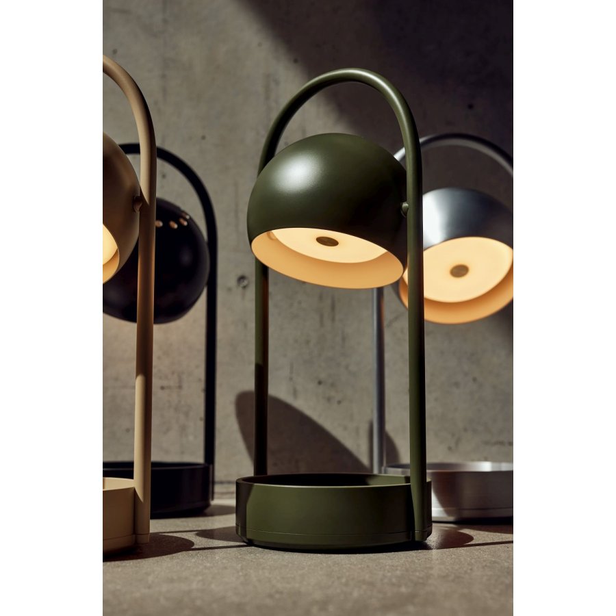 Frandsen Ball Tr�dl�s Bordlampe LED H32 cm, Olive Green