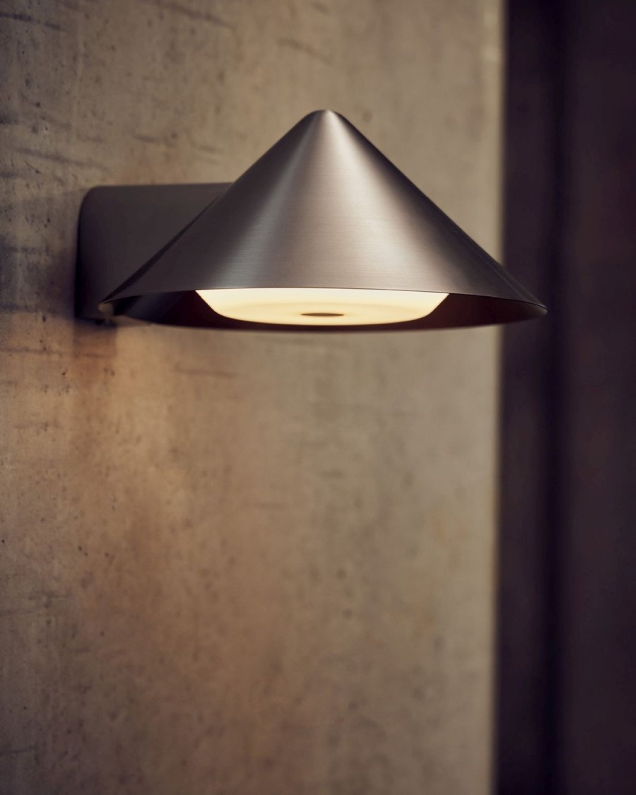 Frandsen Grasp V�glampe LED 17 cm, B�rstet St�l