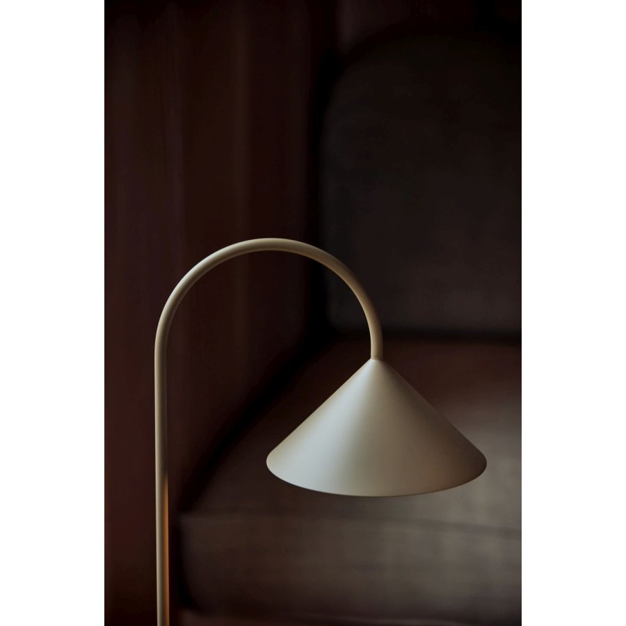Frandsen Grasp Tr�dl�s Bordlampe LED H47 cm, Sand Grey