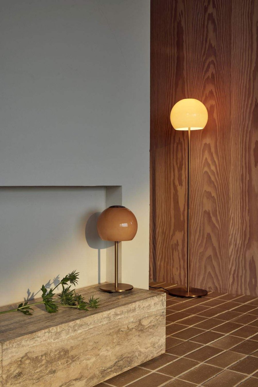 Frandsen Ball Glas Bordlampe �18 cm, Amber